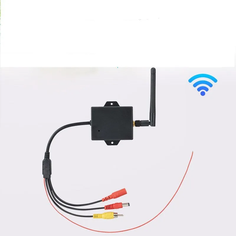 Wireless WiFi reversing camera AV to WiFi module for car rear view with 100m open range and 30fps H.264 video
