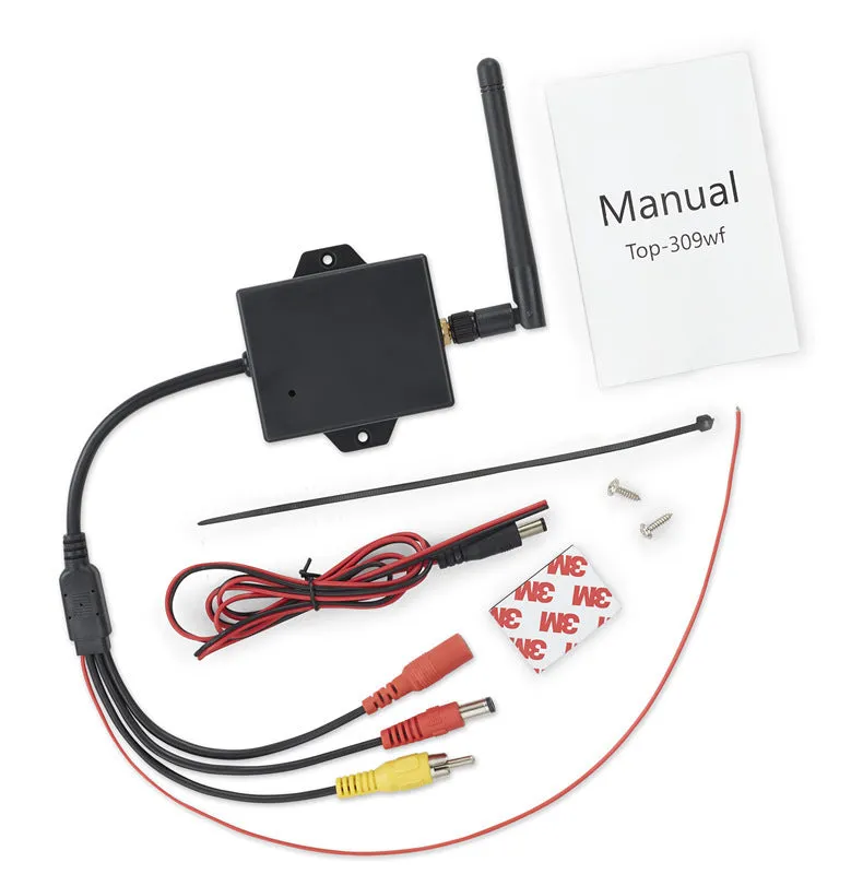 Wireless WiFi reversing camera AV to WiFi module for car rear view with 100m open range and 30fps H.264 video
