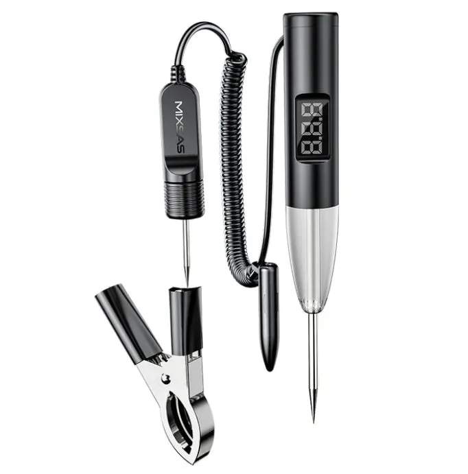Auto measuring pen with TPU body and spring wire for 12V 24V circuit testing