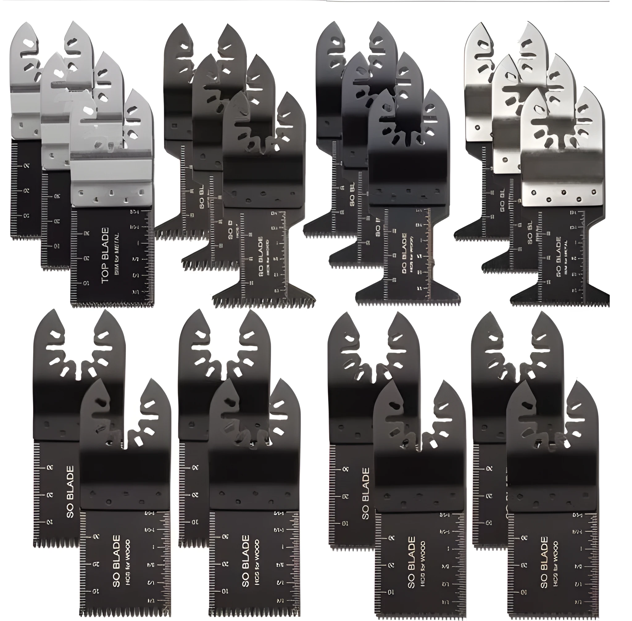 20-piece set of multi-function saw blades with Wan-Bao accessories, various hole sizes