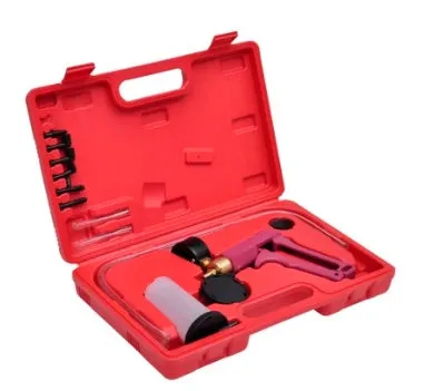 Aluminium alloy manual vacuum air blow gun tool for automotive repair workshop use