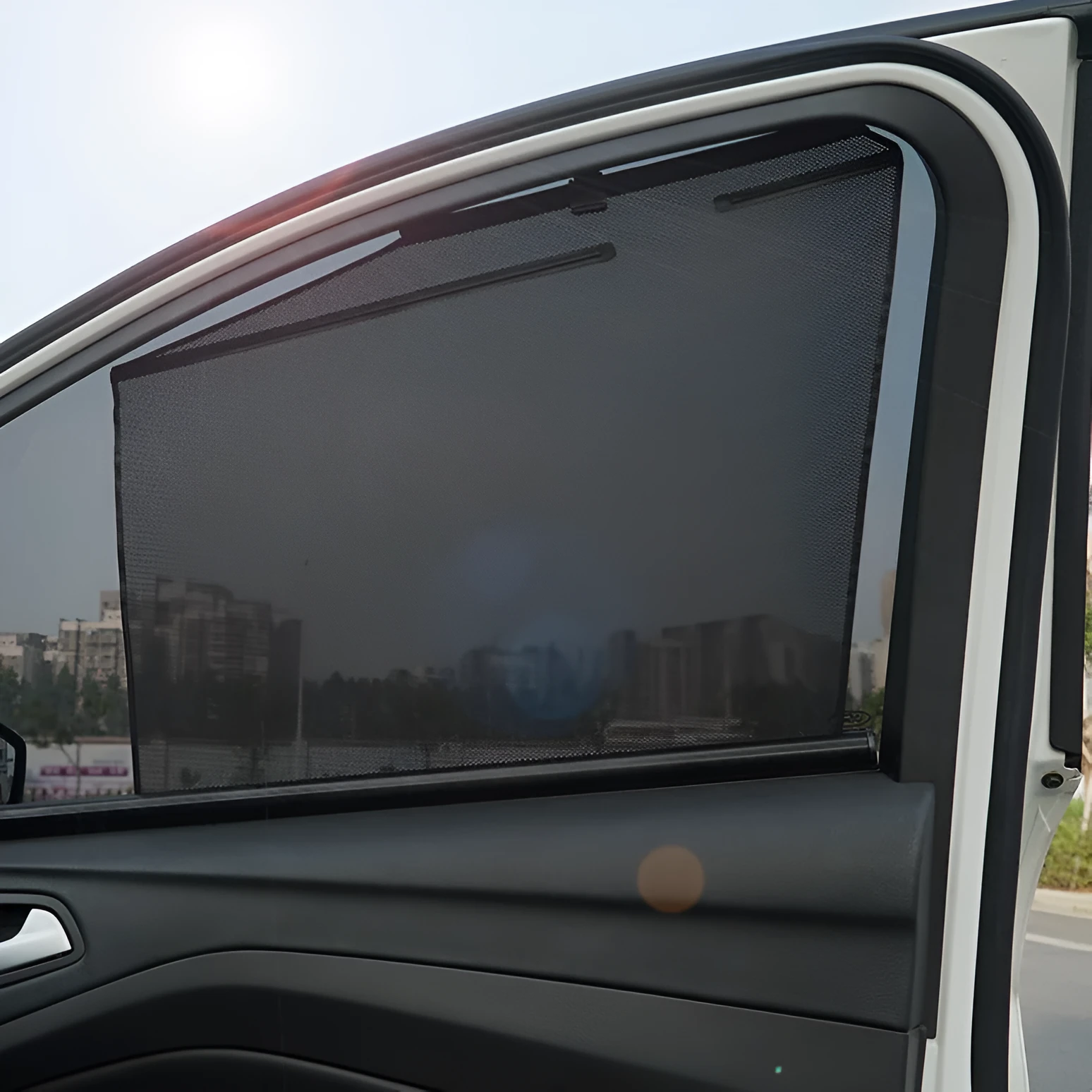 Geely automatic lifting and retracting side window shade black roller blind for EC7 Binyue Bo Ruixingyue Vision GX7