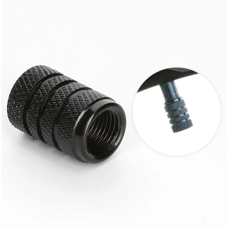 Aluminum alloy motorcycle car valve cover in black with universal fit design