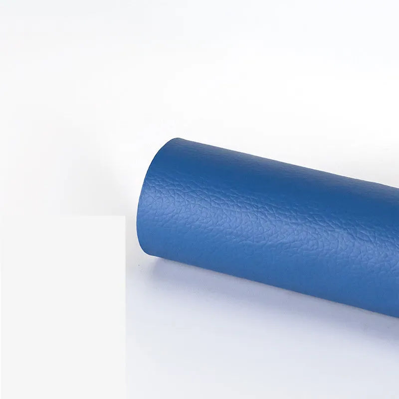 Self adhesive PU leather sheet for sofa and car repair, 120cm wide, 1mm thick, available in multiple colours and sizes