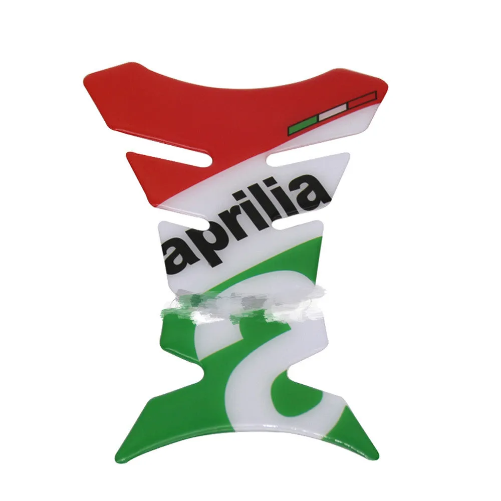 Motorcycle Apulia CR150 fuel tank sticker in black and green colour options for protective decal