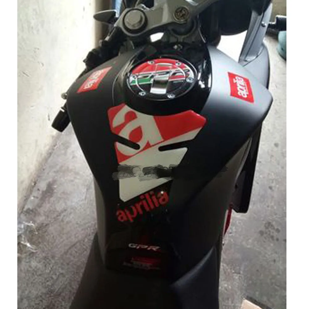 Motorcycle Apulia CR150 fuel tank sticker in black and green colour options for protective decal