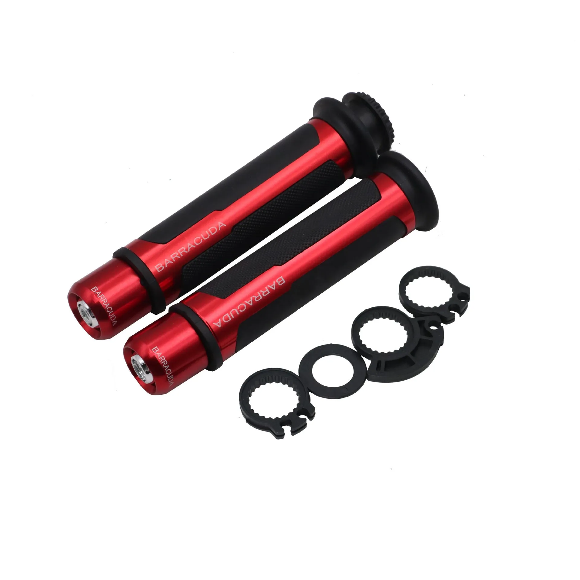 Motorcycle refitting large displacement handle rubber throttle grip in black with anti-slip design