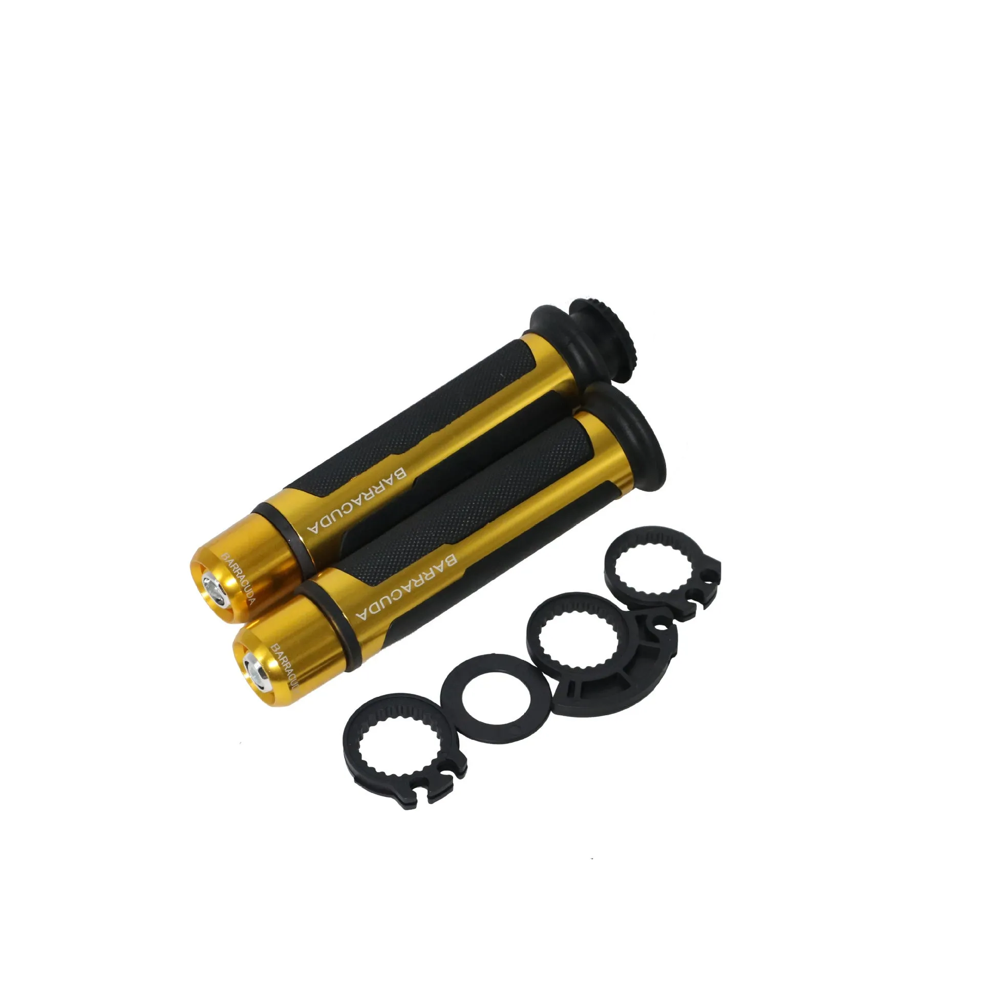 Motorcycle refitting large displacement handle rubber throttle grip in black with anti-slip design