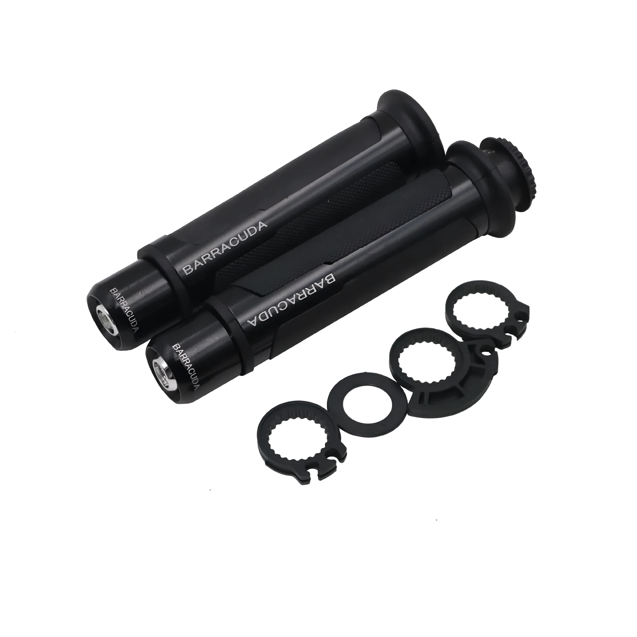Motorcycle refitting large displacement handle rubber throttle grip in black with anti-slip design