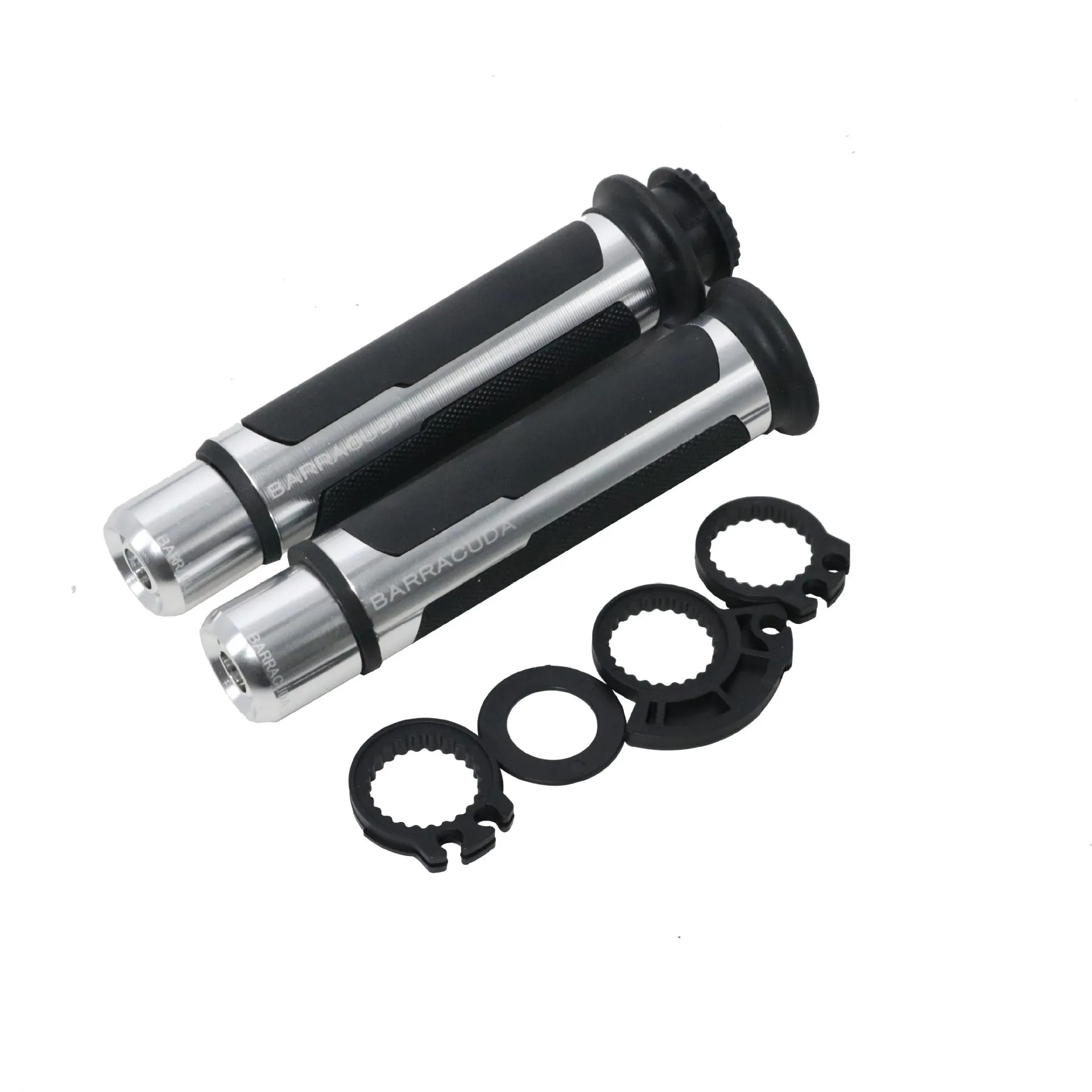 Motorcycle refitting large displacement handle rubber throttle grip in black with anti-slip design