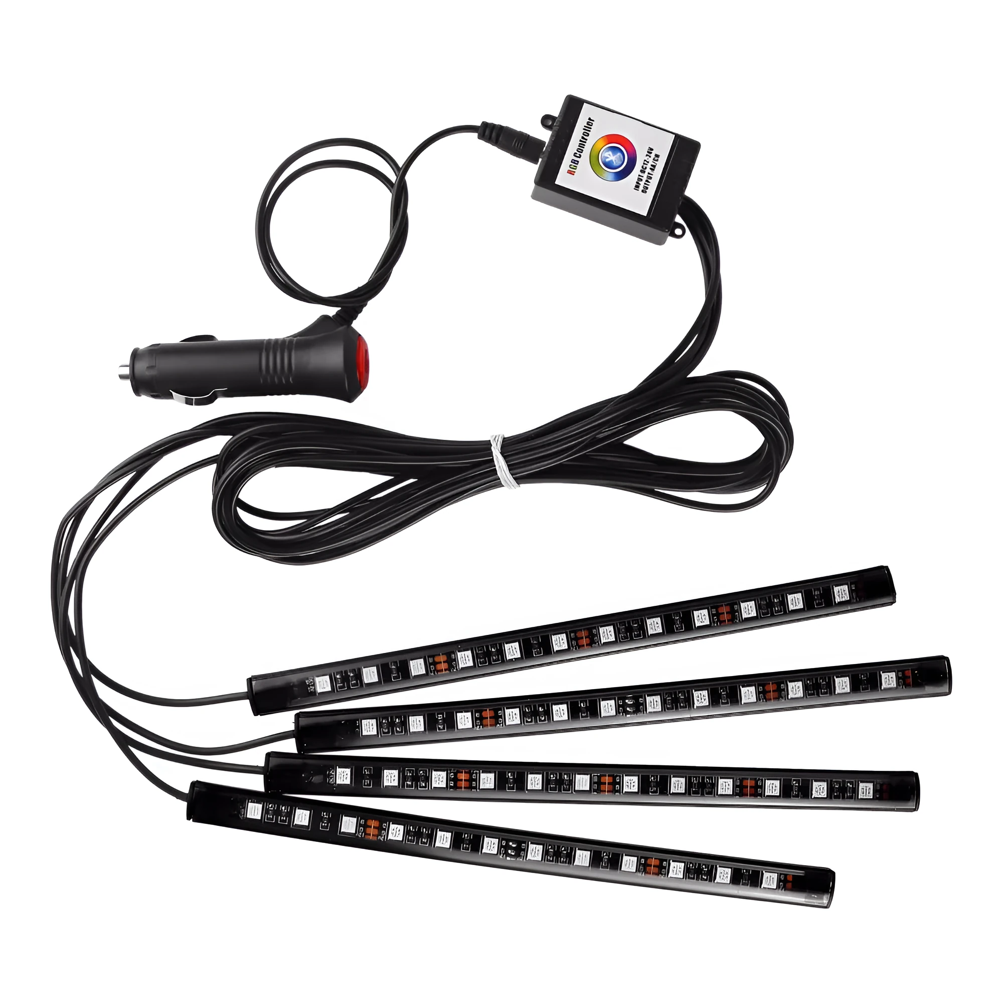 LED colourful car atmosphere light with app and voice control for GM models, 12V 3W