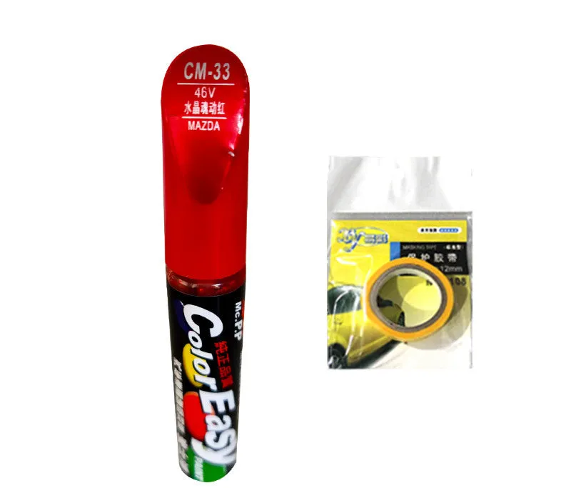 Crystal Soul Moving Red car paint scratch repair pen 12ml acrylic low temperature paint