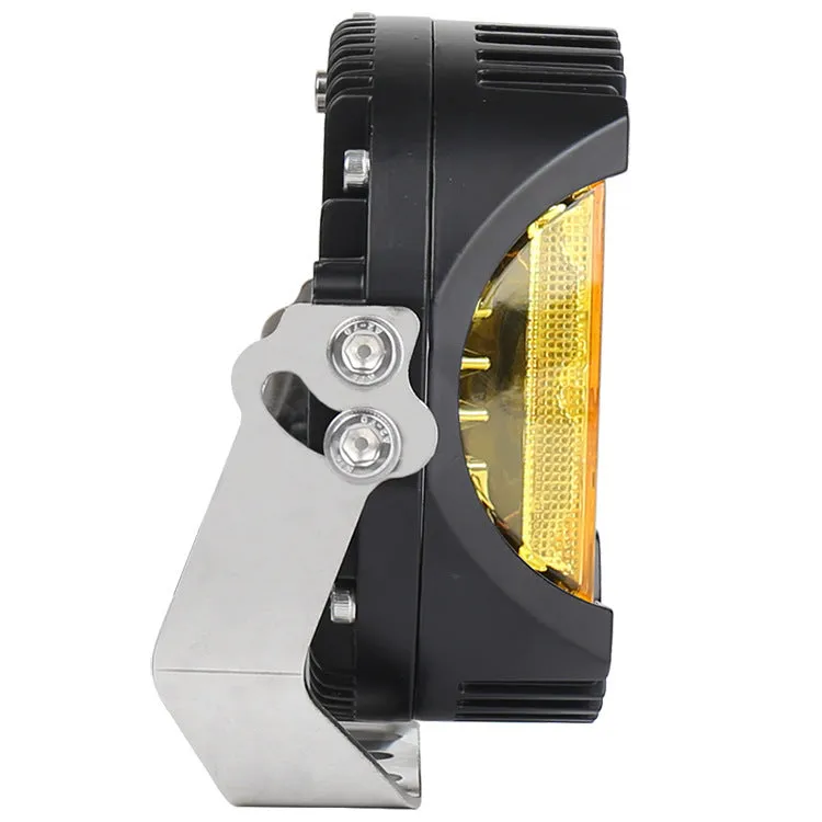 50W LED gold work light in yellow finish with die-cast aluminium housing for off-road vehicles