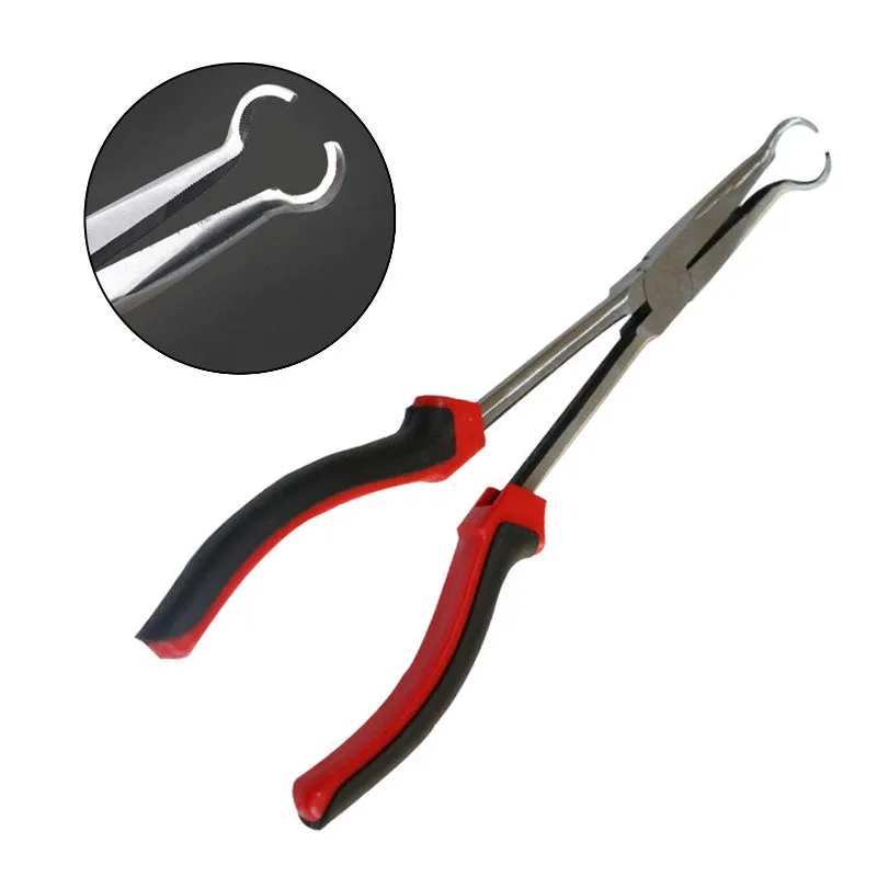 Carbon steel spark plug wire removal pliers 21cm for automotive ignition cable clamp repair