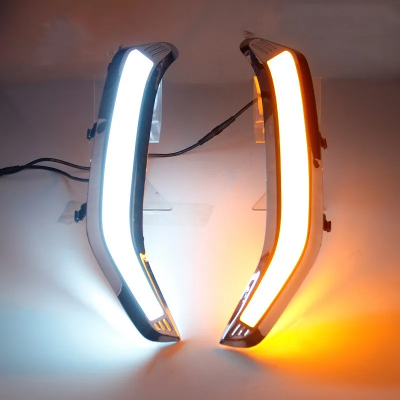 Subaru Forester 2013-2015 LED daytime running light with ABS housing and white light output
