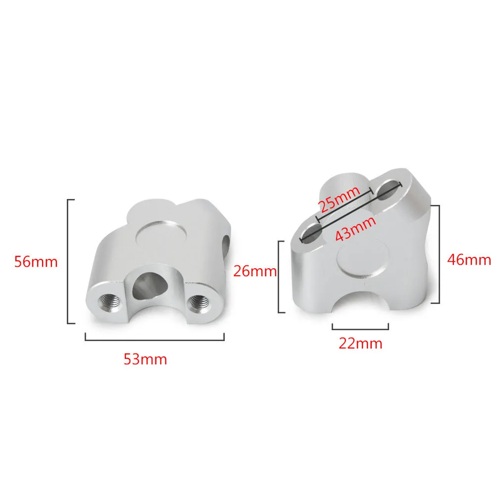 CNC aluminum alloy motorcycle compression code 22mm for GM models in black or white