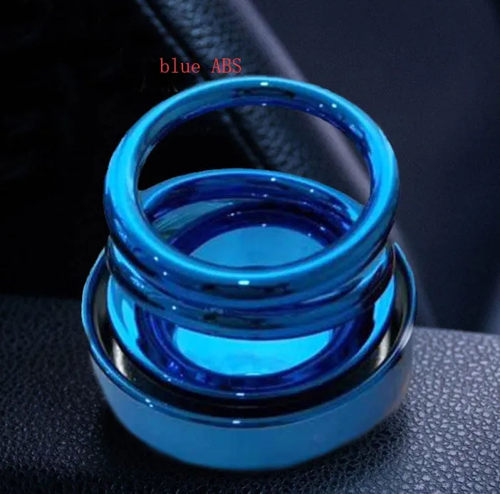 Double ring rotating car aromatherapy diffuser with aluminium alloy magnetic suspension holder in black