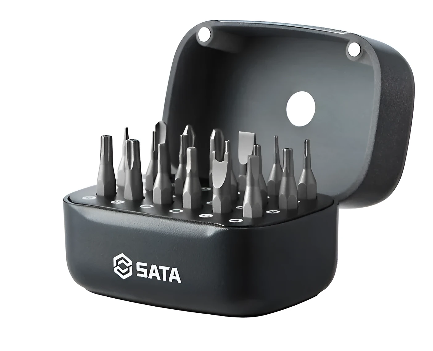 Black tool steel 24-piece multifunctional magnetic screw set for non-precision maintenance