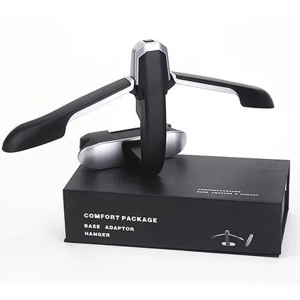 Matte black silver edge plastic car hanger for automotive interior decoration
