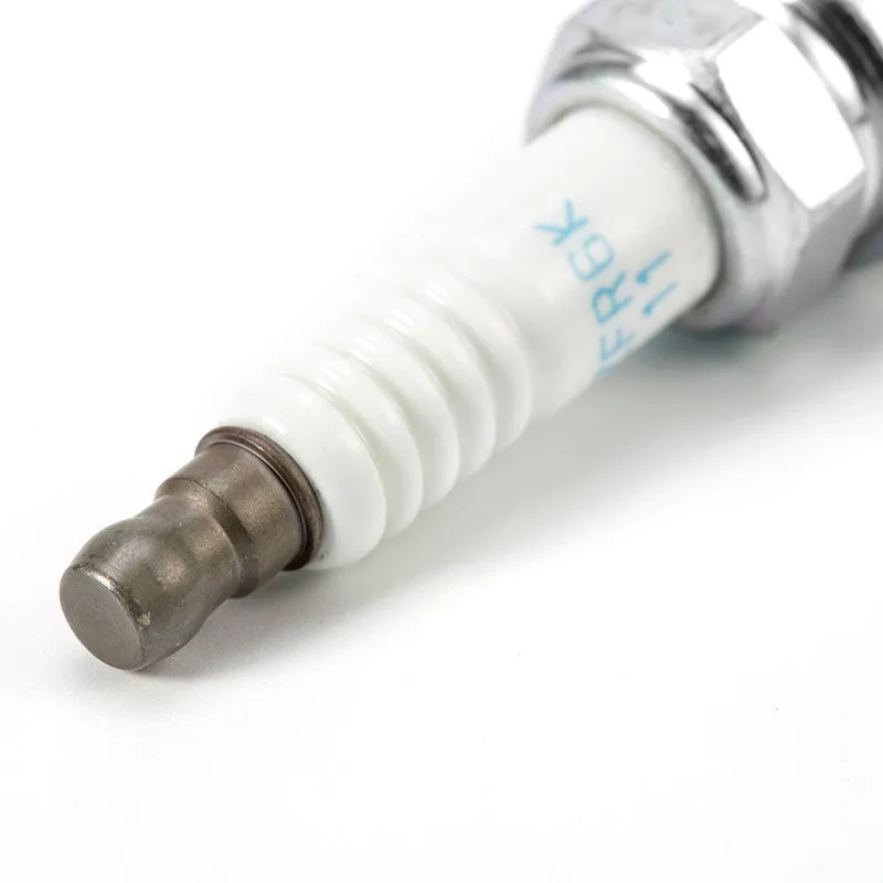 Silver resistance spark plug with iridium platinum electrode, 14mm thread, 19mm screw length, 1.1mm gap