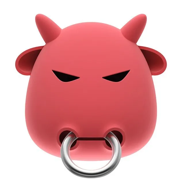 Cute cartoon car perfume holder in Lucky Meow style made from ABS plastic with magnet for car vent