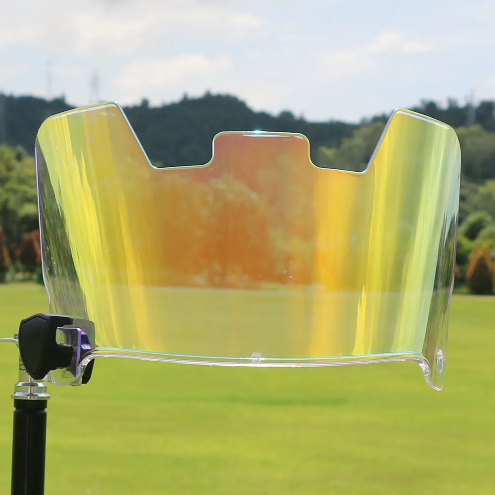 Multicolour rugby helmet goggles with tool-free installation for American style rugby protection