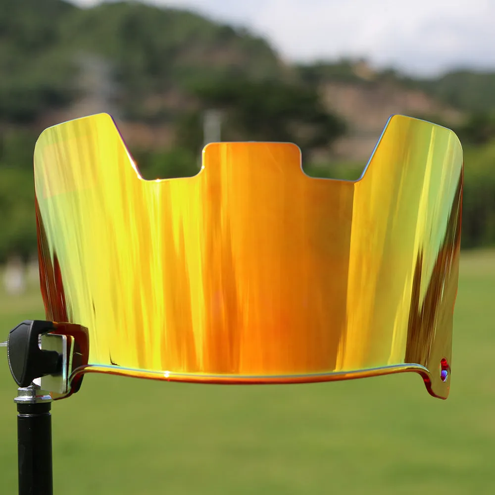Multicolour rugby helmet goggles with tool-free installation for American style rugby protection