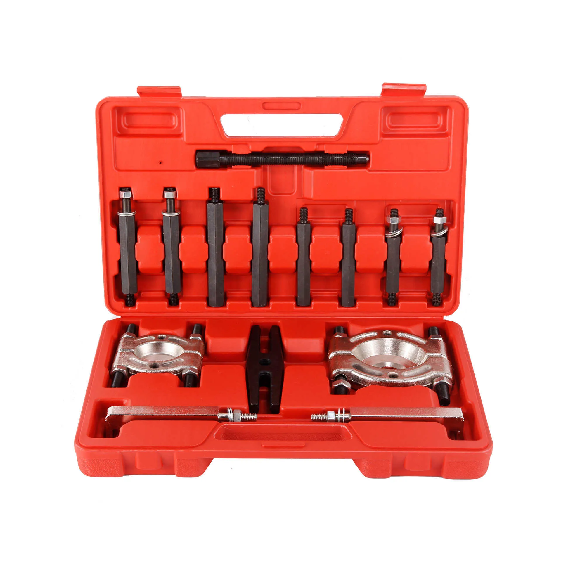 Chrome vanadium steel bearing puller set 12 pieces in YZ6002 colour for chassis repair