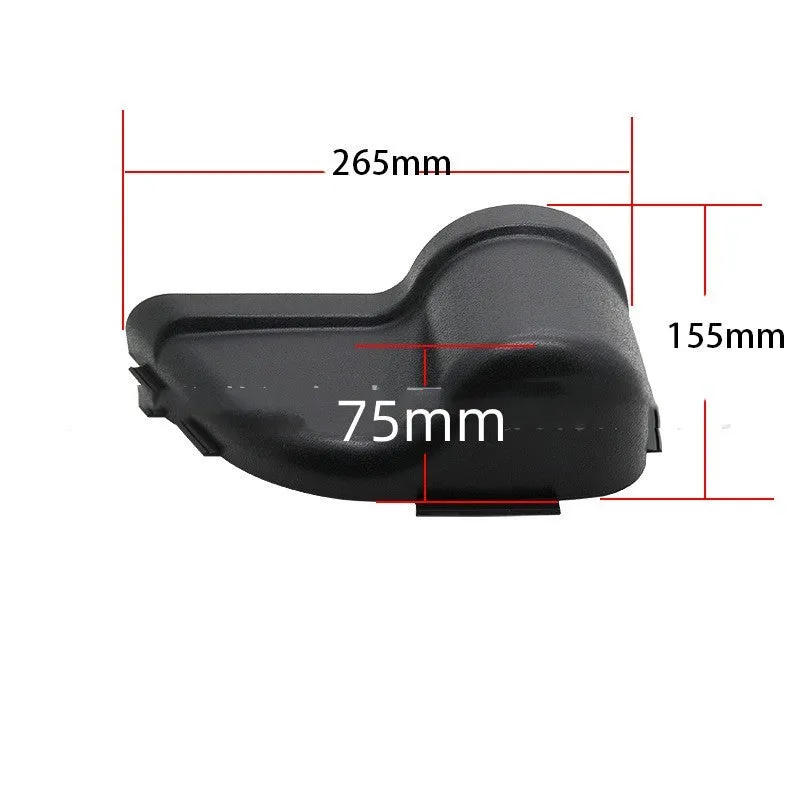 Black ABS plastic door storage organiser for Jeep Wrangler JK and JL models