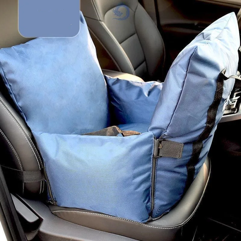 Pet car cushion with non-slip Oxford cloth bottom, Dutch fleece surface, for small dogs