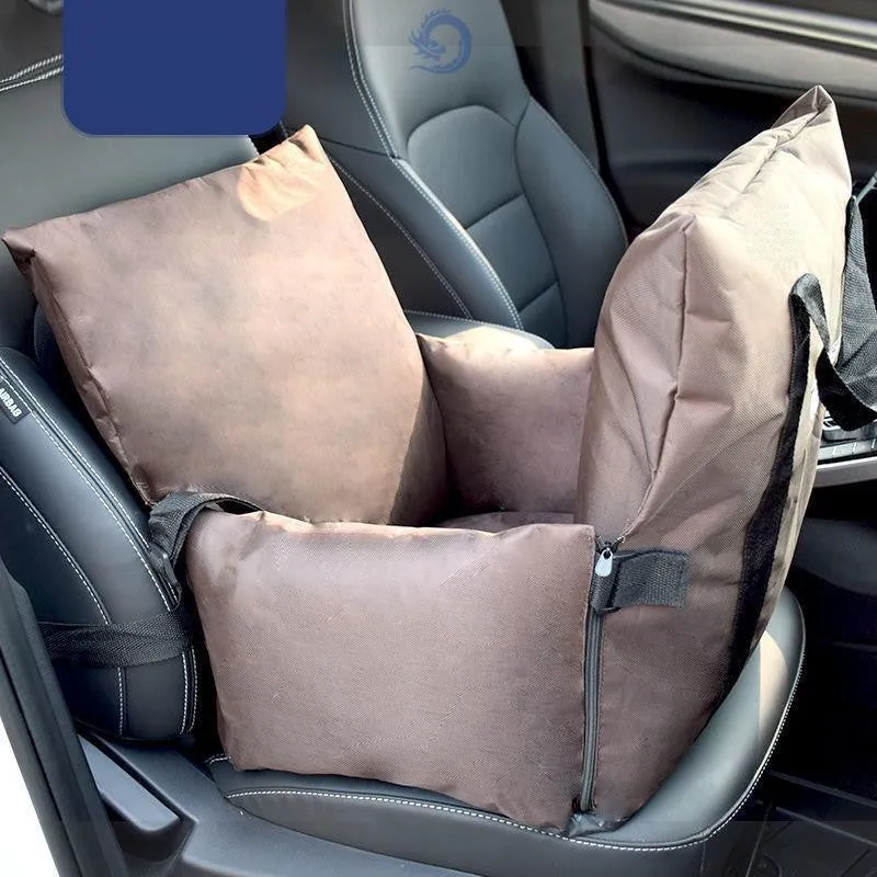 Pet car cushion with non-slip Oxford cloth bottom, Dutch fleece surface, for small dogs