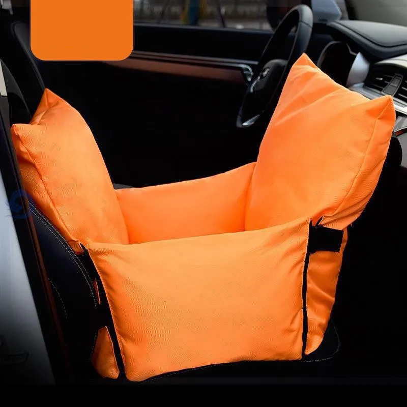 Pet car cushion with non-slip Oxford cloth bottom, Dutch fleece surface, for small dogs