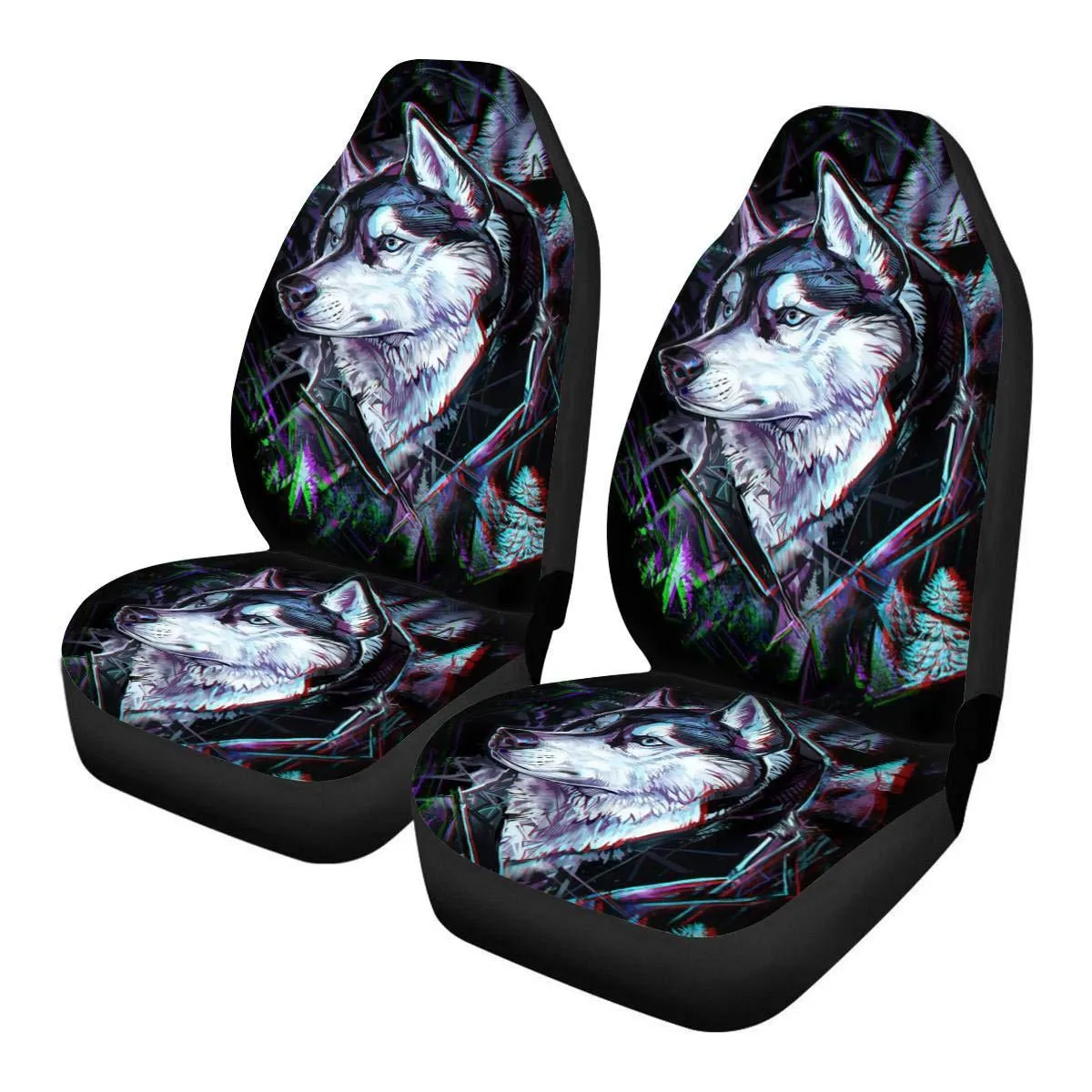 Wolf Car universal polyester seat cover for five seats in colour 5542F8