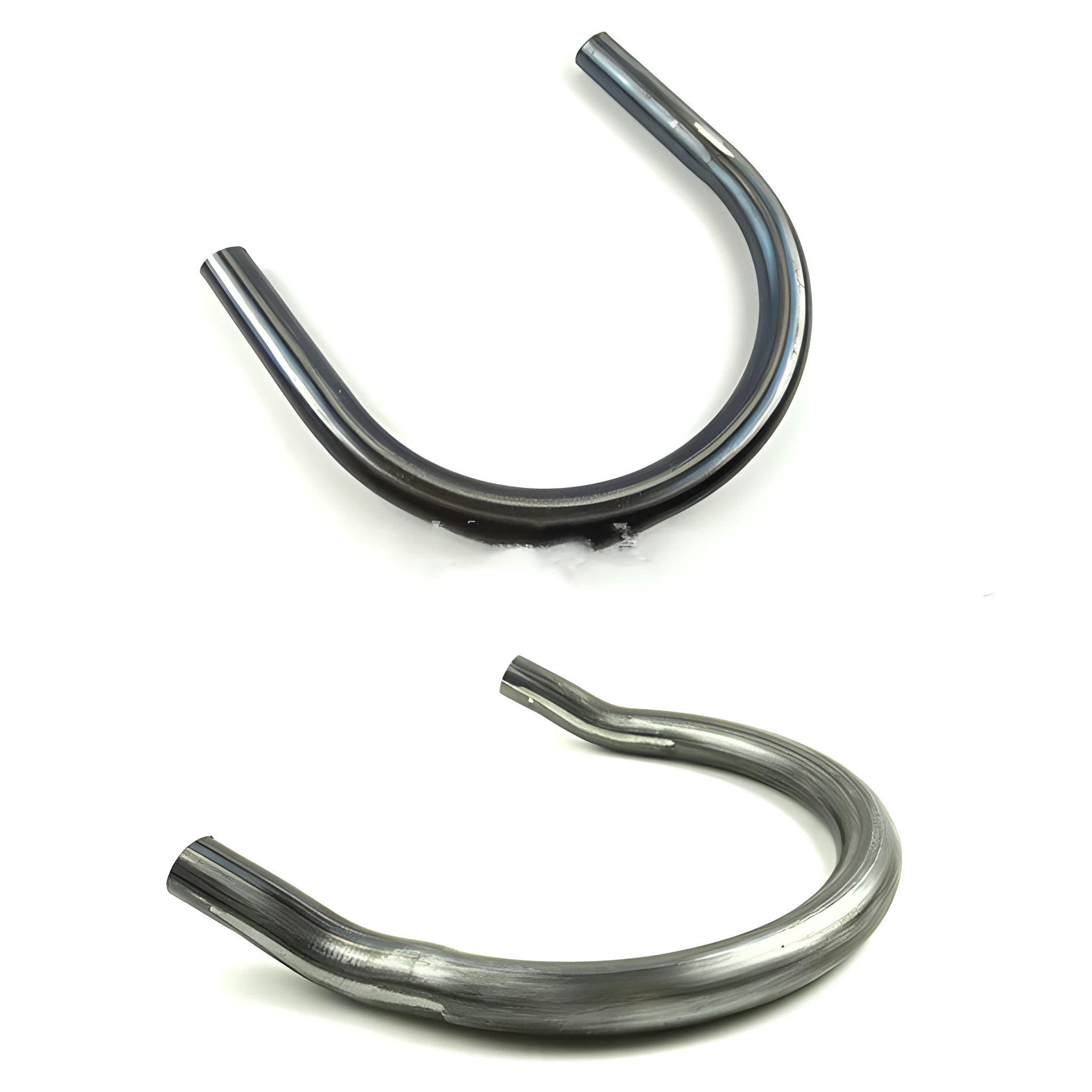 Universal Motorcycle Retro Modified Tail U-Tube Elbow Armrest Tailstock for Cafe Racer Scrambler Brat Style Bikes, 22mm or 25mm Tube Diameter, 17.5cm to 23.5cm Opening Width, Flat or Tilt Tail Options in Black Colour, Fit GM Models