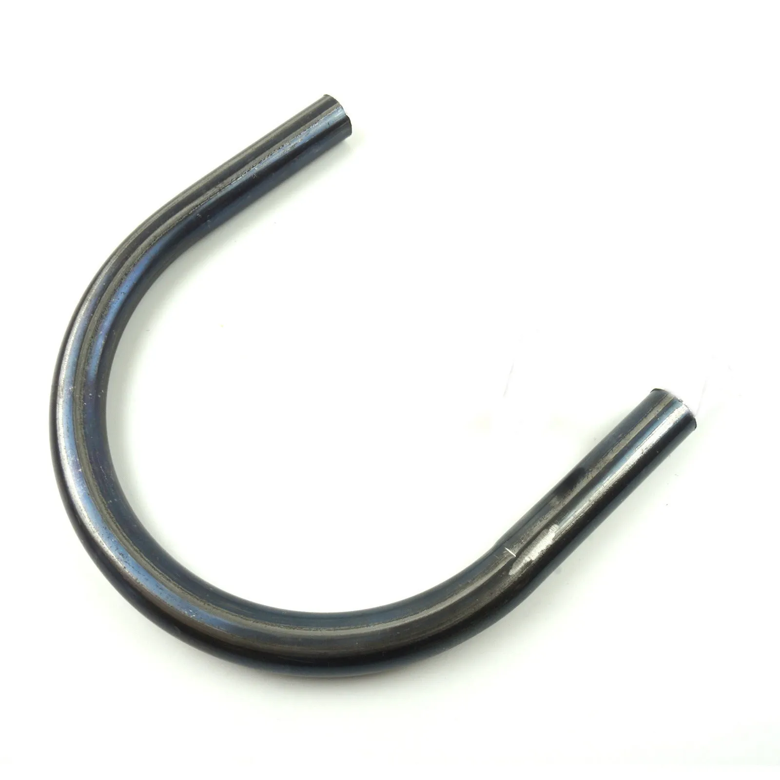Universal Motorcycle Retro Modified Tail U-Tube Elbow Armrest Tailstock for Cafe Racer Scrambler Brat Style Bikes, 22mm or 25mm Tube Diameter, 17.5cm to 23.5cm Opening Width, Flat or Tilt Tail Options in Black Colour, Fit GM Models
