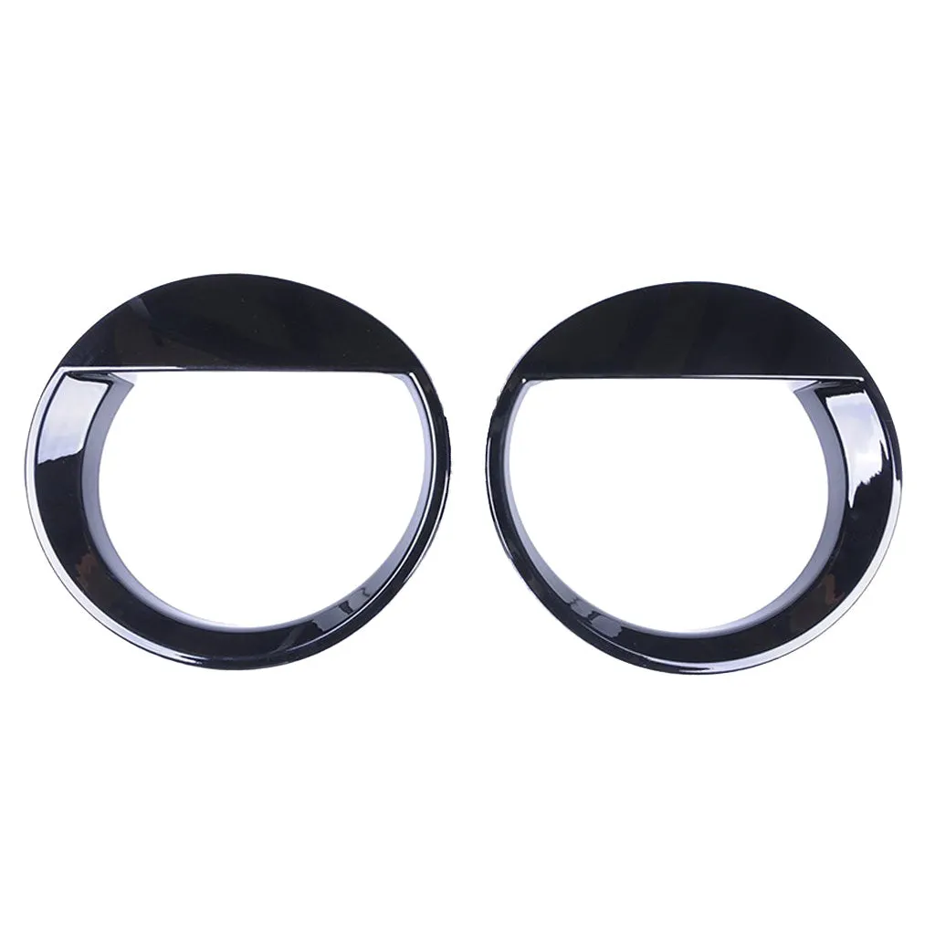 Bright black ABS plastic headlight hood for Jeep Compass Patriot front headlamp assembly