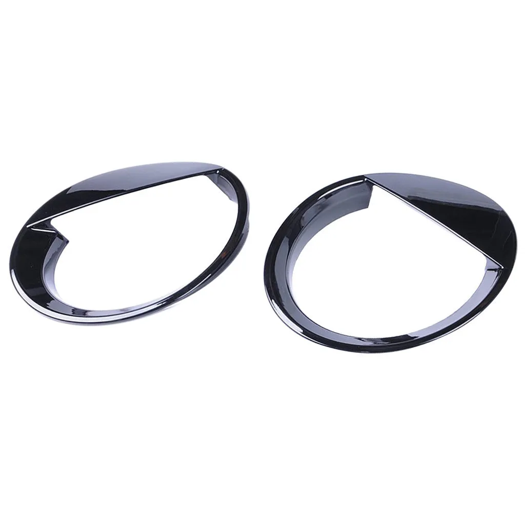 Bright black ABS plastic headlight hood for Jeep Compass Patriot front headlamp assembly