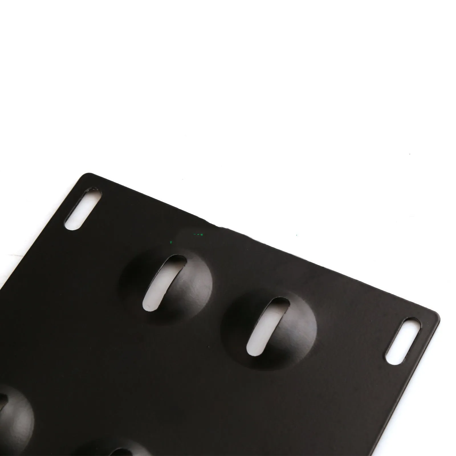 American license plate frame with integrated trailer hook for car modification, 21x10 cm metal construction