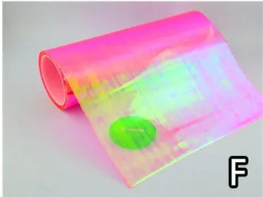Chameleon colour change protective film for car headlights and tail lights, available in multiple sizes and colours