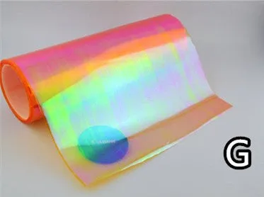 Chameleon colour change protective film for car headlights and tail lights, available in multiple sizes and colours