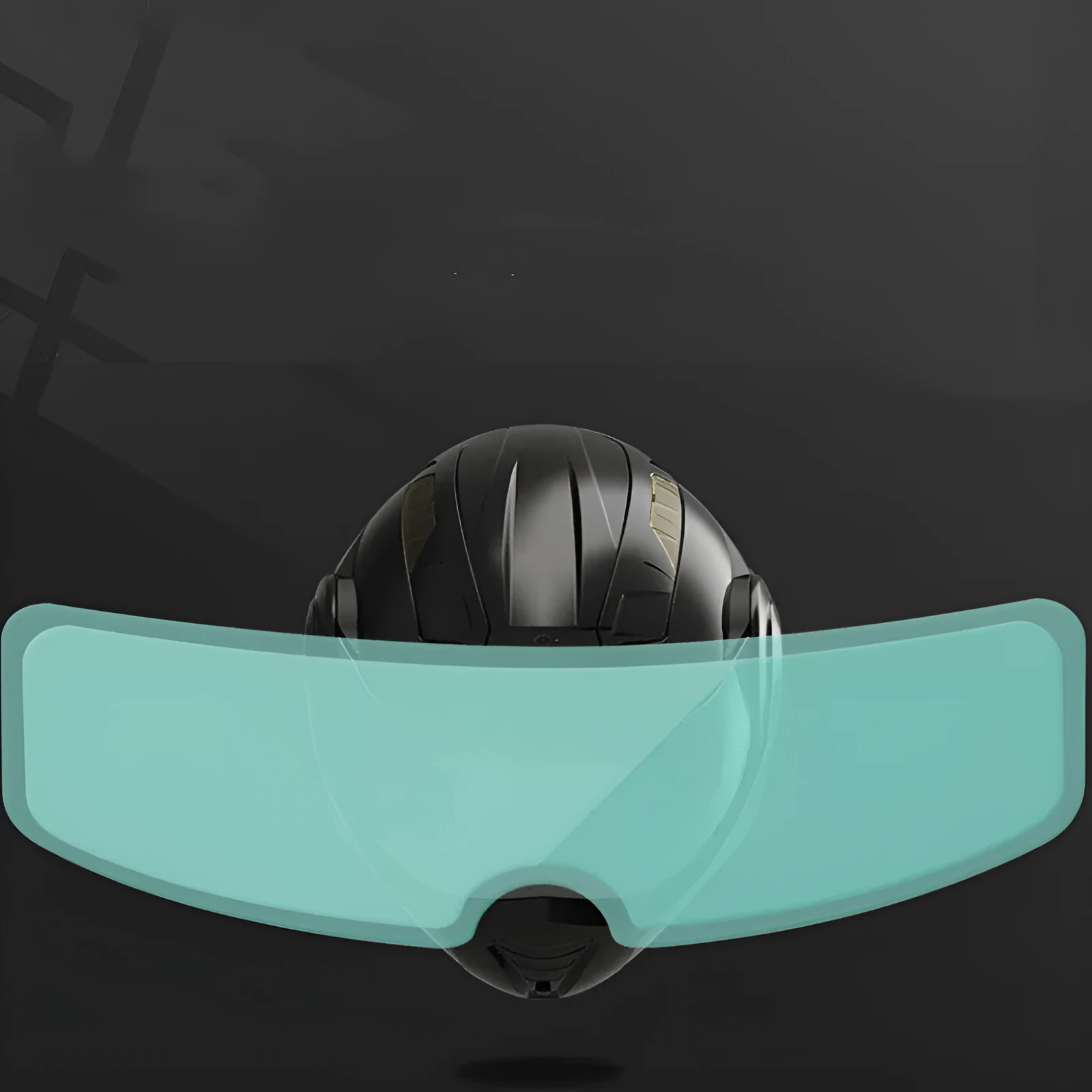 Transparent motorcycle helmet anti-fog rainproof film sticker for full face helmet visor