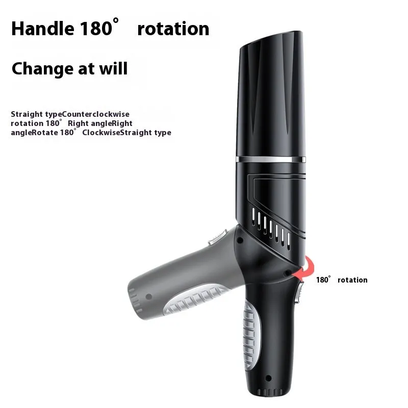 New car vacuum cleaner high power wireless charging handheld with tyre pressure measurement 12000Pa black colour
