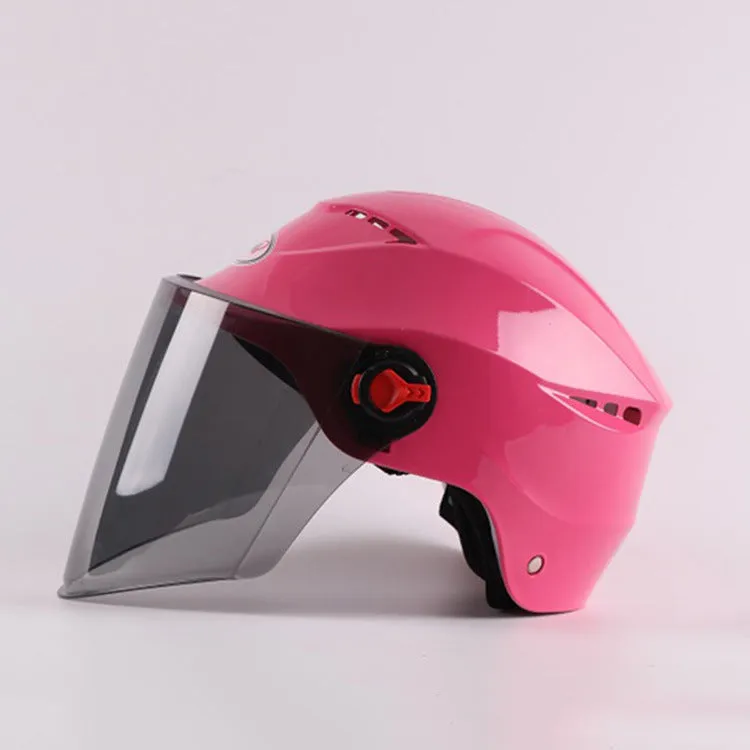 Electric vehicle helmet made of engineering plastic, universal size, in black, for battery bike riding