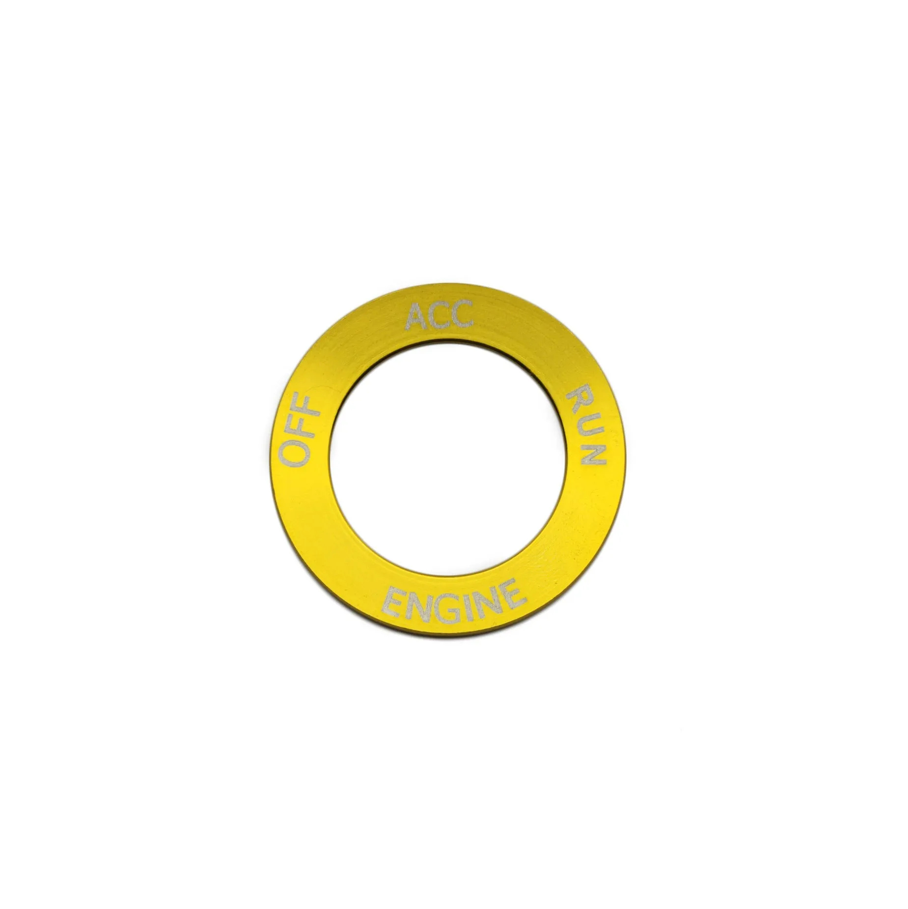 Aluminium alloy air conditioning knob decorative ring for Dodge Challenger and Jeep Grand Cherokee
