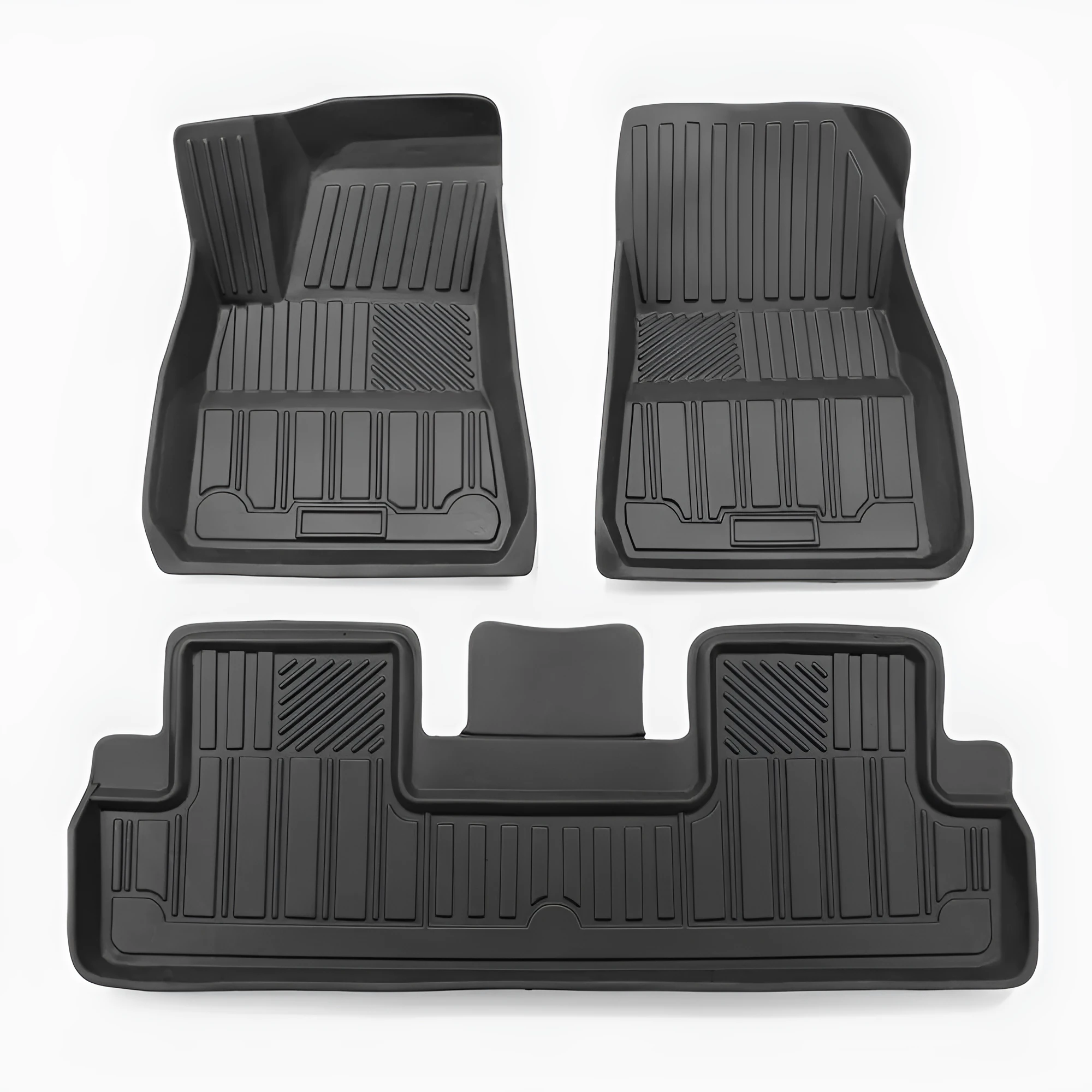 Tesla Model 3 rubber latex foot pad set for left and right rudder pedals