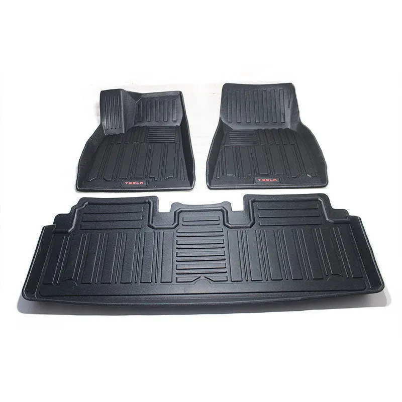 Tesla Model 3 rubber latex foot pad set for left and right rudder pedals