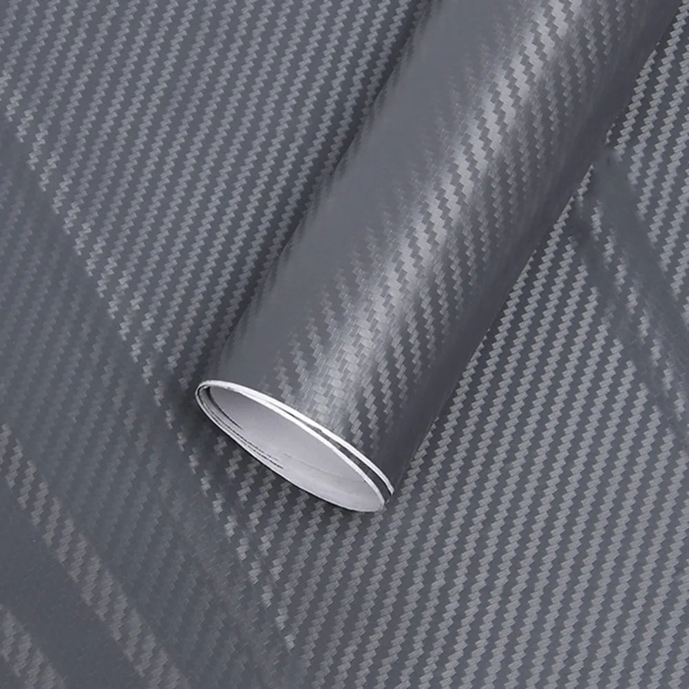 PVC 3D Car Body Stripes Sticker 127x10cm or 127x20cm Strong Adhesion Custom Colour for Vehicle Exterior Decoration in Black White Blue Red Silver Gold Purple Green Pink Wine Red Dark Grey Orange