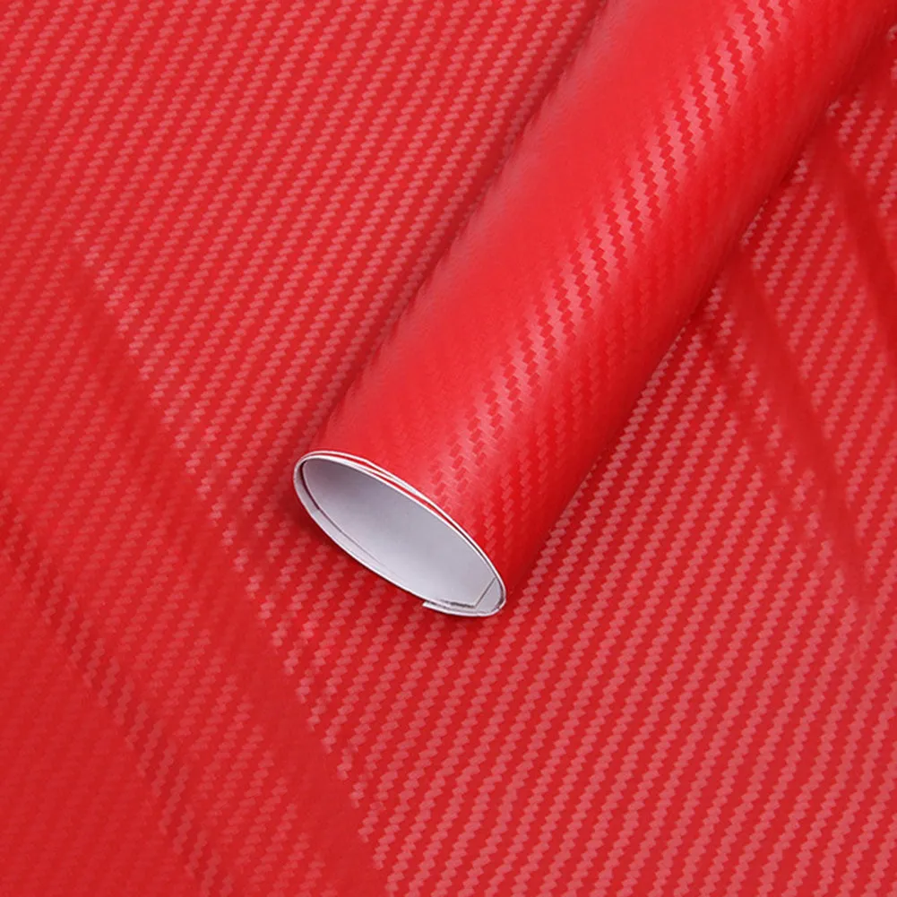 PVC 3D Car Body Stripes Sticker 127x10cm or 127x20cm Strong Adhesion Custom Colour for Vehicle Exterior Decoration in Black White Blue Red Silver Gold Purple Green Pink Wine Red Dark Grey Orange