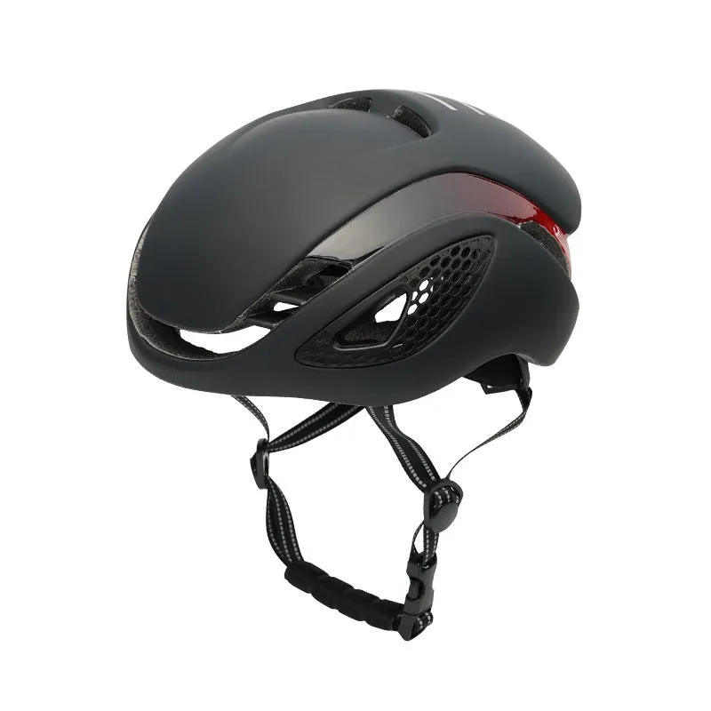 Adult road bike helmet with PC shell and EPS liner, simple design, available in multiple colours