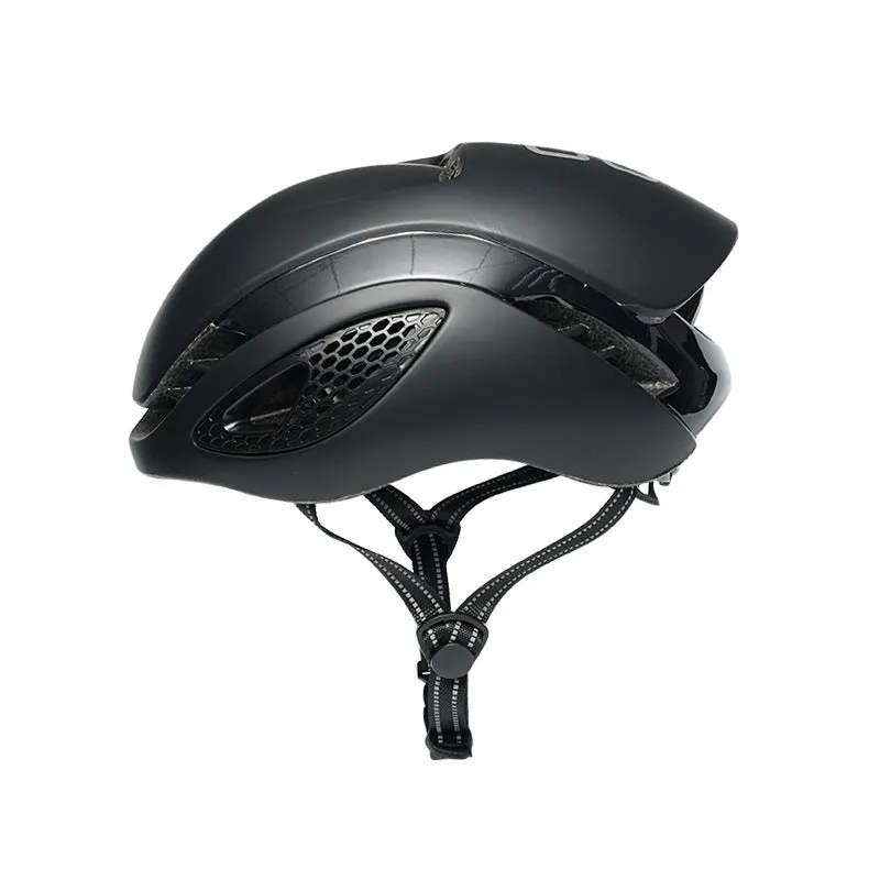 Adult road bike helmet with PC shell and EPS liner, simple design, available in multiple colours